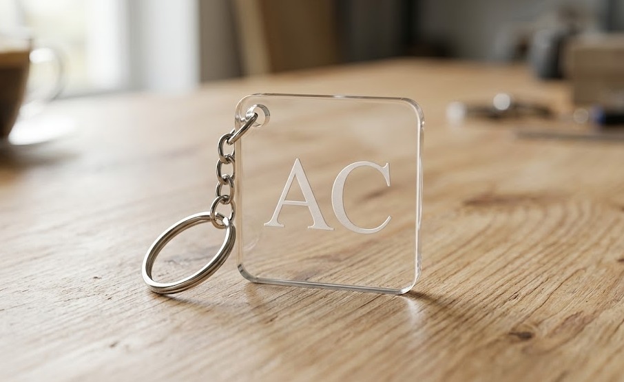 Chaveiro em acrílico