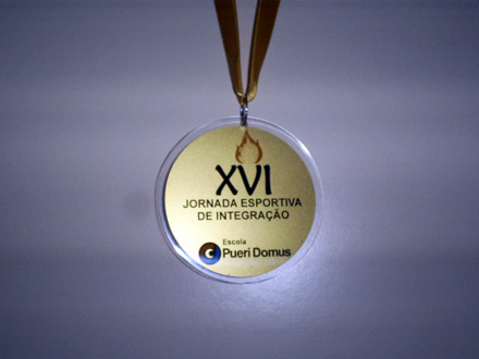 Medalha de Ouro em Acrílico  MD 01