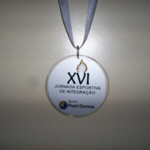 Medalha de Prata em Acrílico - MD 02