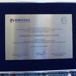 Placa de Homenagem 13