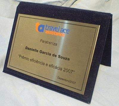 Placa de Homenagem 15
