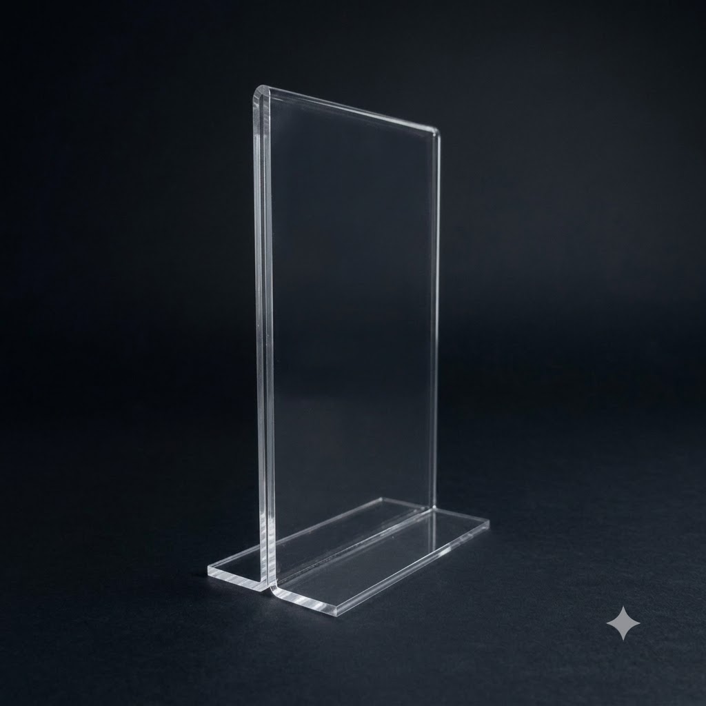 Display de mesa em Acrilico Modelo ”T”