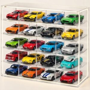 Expositor Em Acrílico Para 20 Carrinhos