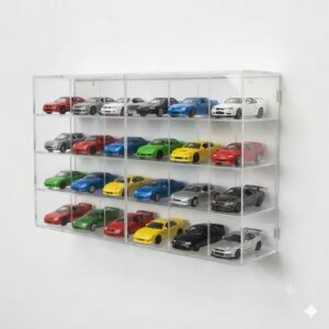 Expositor Em Acrílico Para 24 Carrinhos