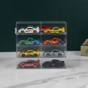 Expositor Em Acrílico Para 8 Carrinhos