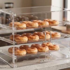 Expositor Para Doces Modelo VTD02 - Vitrine Em Acrílico