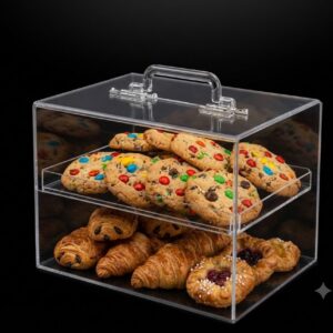 Expositor Para Doces Modelo VTD03 - Vitrine Em Acrílico