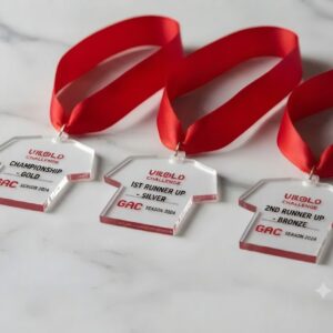 Medalha Em Acrílico MD07 - Recorte Camiseta