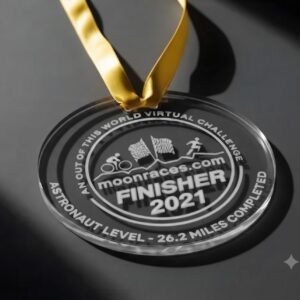 Medalha Em Acrílico MD10 - Recorte Redondo