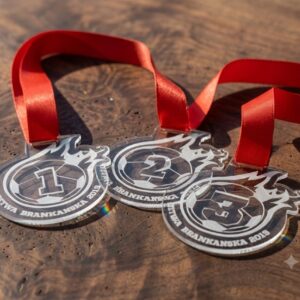 Medalha Em Acrílico Modelo MD03 - Recorte Especial