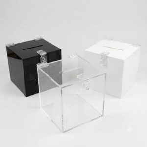 Urna De Balcão Quadrada - 25 CM - UN02
